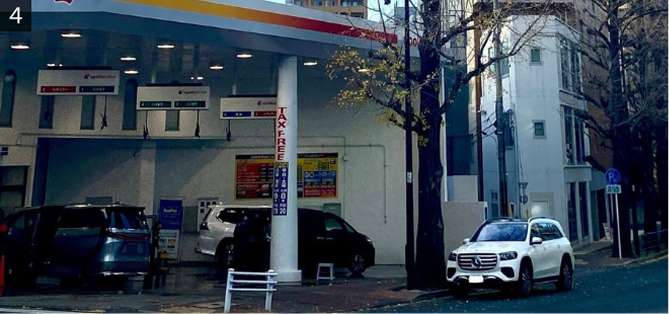 道なりの写真